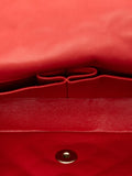 Chanel Pre Owned 2009 2010 Classic Lambskin East West Single Flap Shoulder Bag — Same as shown — Size One Size — Detail View