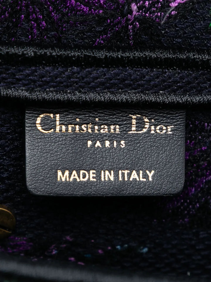 Christian Dior Pre Owned 2023 Canvas Embroidered Floral Saddle Bag Shoulder Bag — Same as shown — Size One Size — Lifestyle View