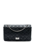 Chanel Pre Owned 2008 2009 Reissue 255 Aged Calfskin Double Flap 227 Shoulder Bag — Same as shown — Size One Size — Front View