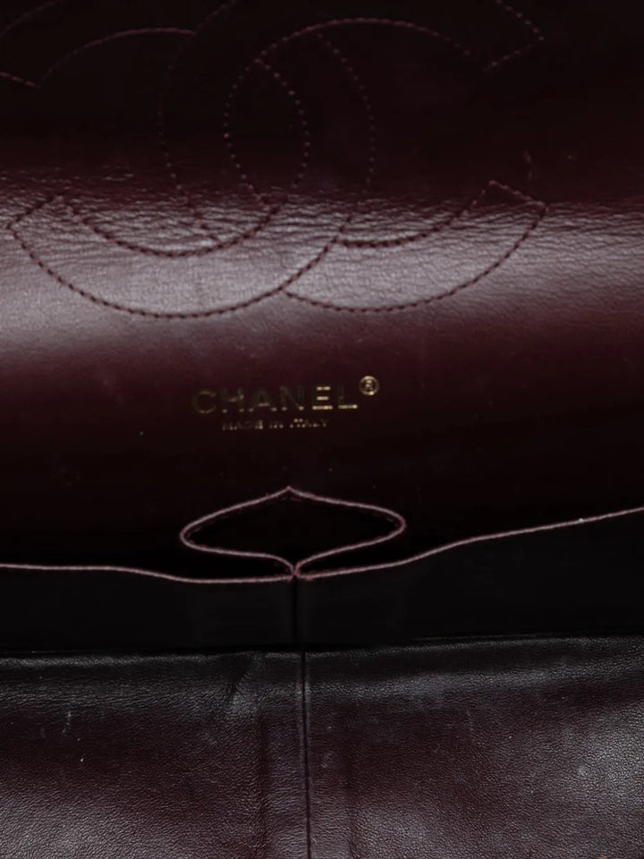 Chanel Pre Owned 2013 2014 Jumbo Classic Caviar Double Flap Shoulder Bag — Same as shown — Size One Size — Detail View