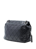 Chanel Pre Owned 2013 2014 Paris Edinburgh Jumbo Quilted Calfskin Coco Sporran Flap Shoulder Bag — Same as shown — Size One Size — Back View
