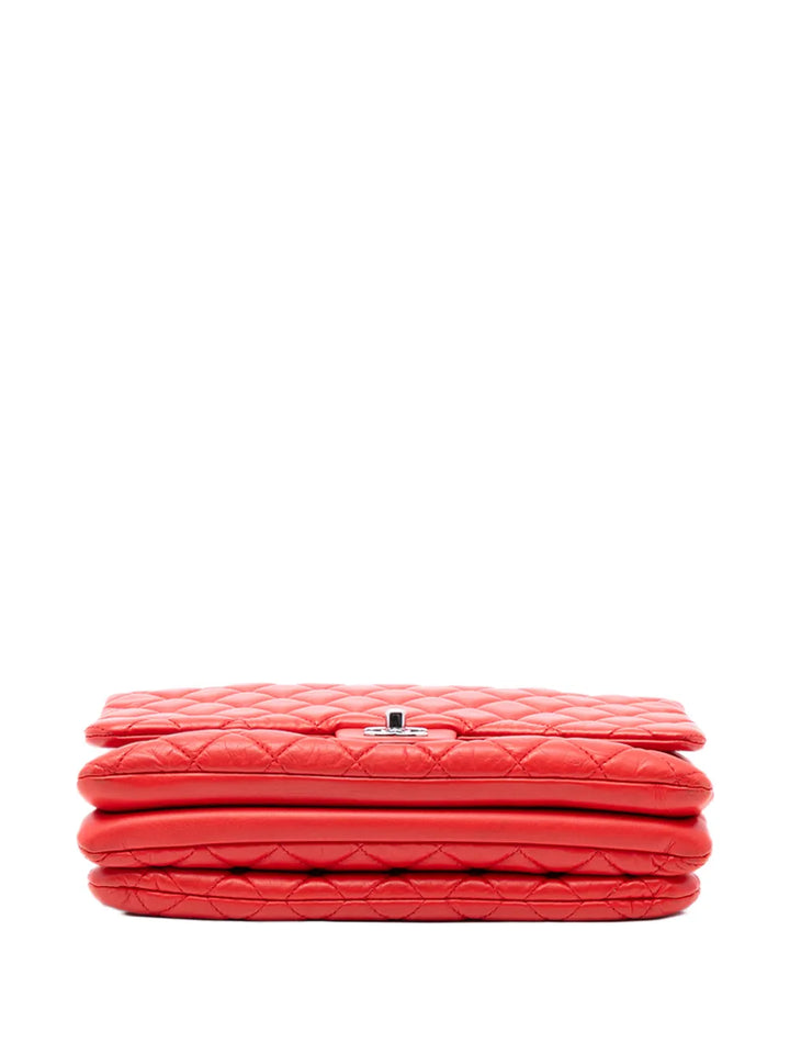 Chanel Pre Owned 2014 Jumbo Quilted Calfskin Tender Touch Flap Shoulder Bag — Same as shown — Size One Size — Top View