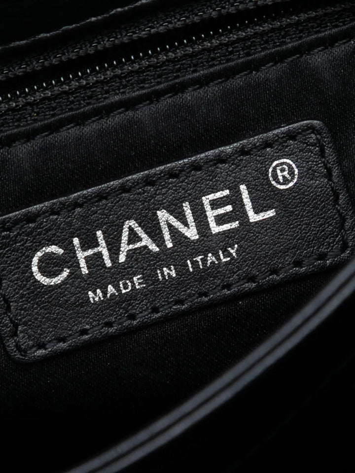Chanel Pre Owned 2014 2015 Cc Quilted Calfskin Hamptons Foldover Flap Shoulder Bag — Same as shown — Size One Size — Lifestyle View
