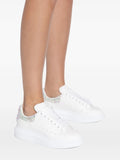 Alexander McQueen Embellished Lace-Up — White — Size US M 3.5 - US W 5 — Detail View