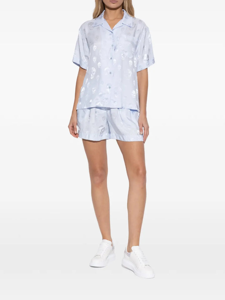 Alexander McQueen Embellished Lace-Up — White — Size US M 3.5 - US W 5 — Lifestyle View