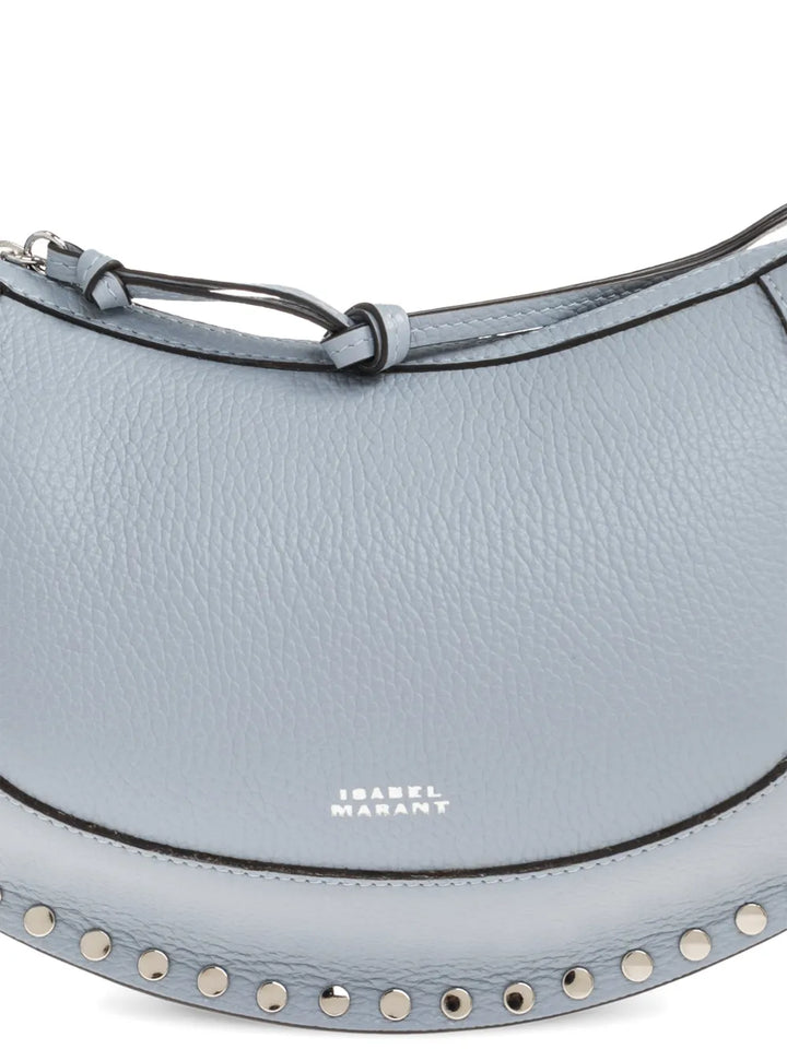 Isabel Marant Oskan Moon Studded Leather Shoulder Bag — Same as shown — Size One Size — Lifestyle View