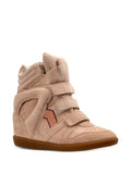 ISABEL MARANT Bekett Cut-Out Touch-Strap — Pink — Size US M 3.5 - US W 5 — Side View