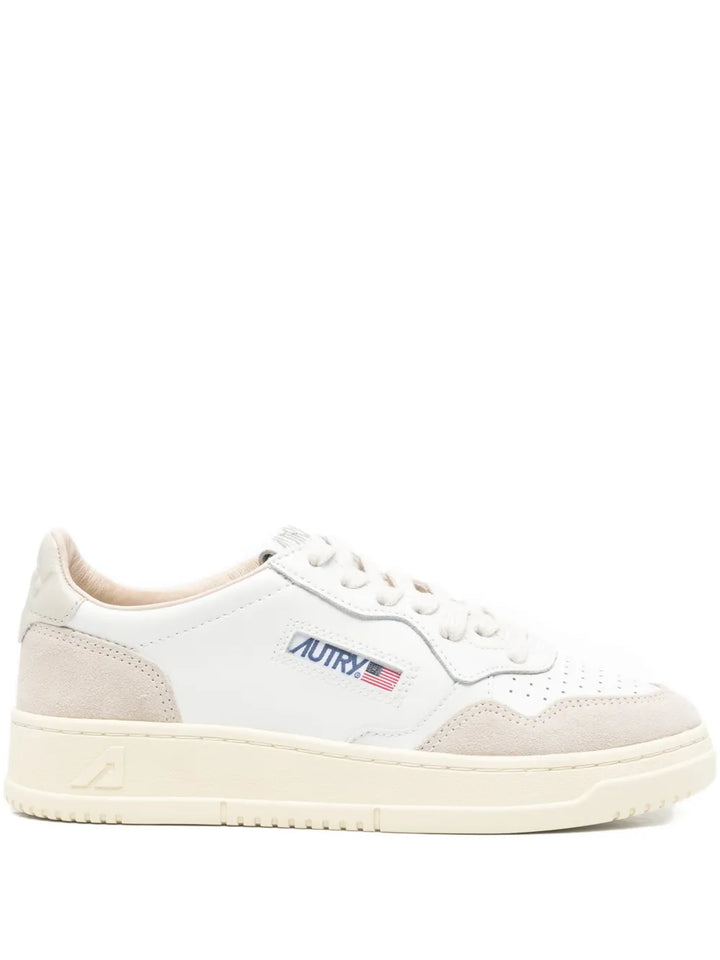 Autry Medalist Perforated — Beige — Size US M 3.5 - US W 5 — Front View