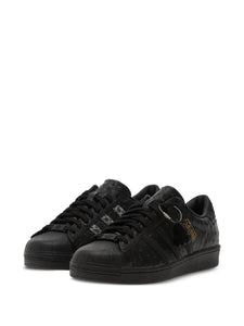 adidas Superstar Footpatrol Stripe Sneakers — Black — Size US M 4 - US W 5.5 — Lifestyle View