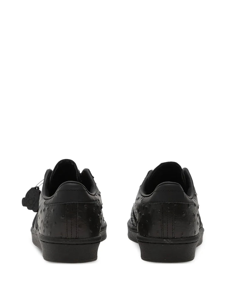 adidas Superstar Footpatrol Stripe Sneakers — Black — Size US M 4 - US W 5.5 — Detail View