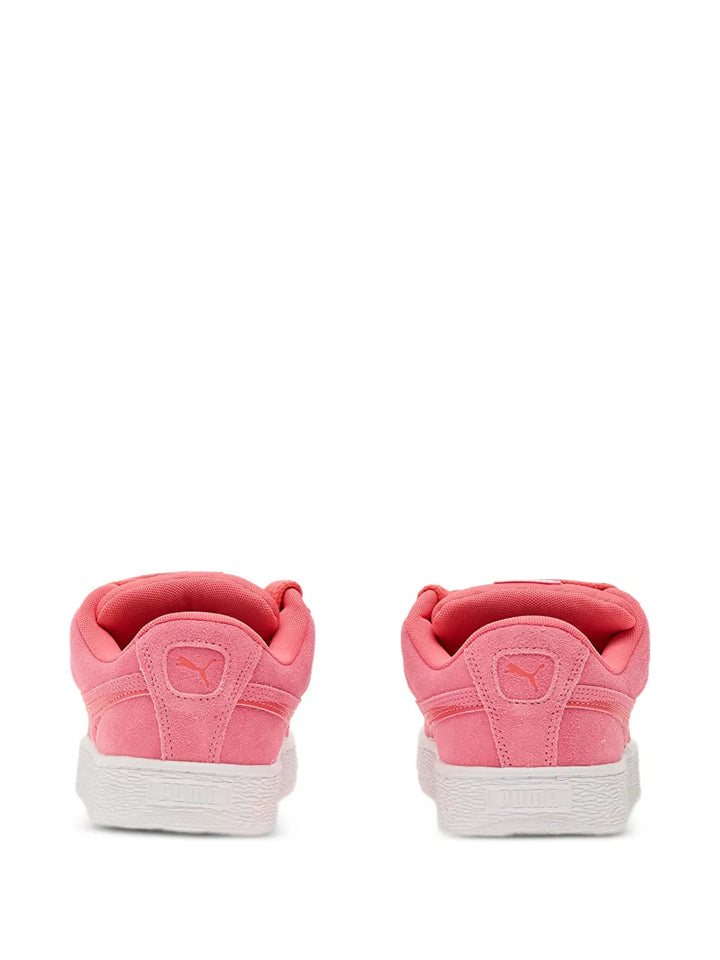 PUMA Suede Xl Lace-Up — Pink — Size US M 3.5 - US W 5 — Detail View