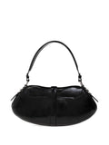 Ganni Logo Buckle Shoulder Bag — Same as shown — Size One Size — Back View