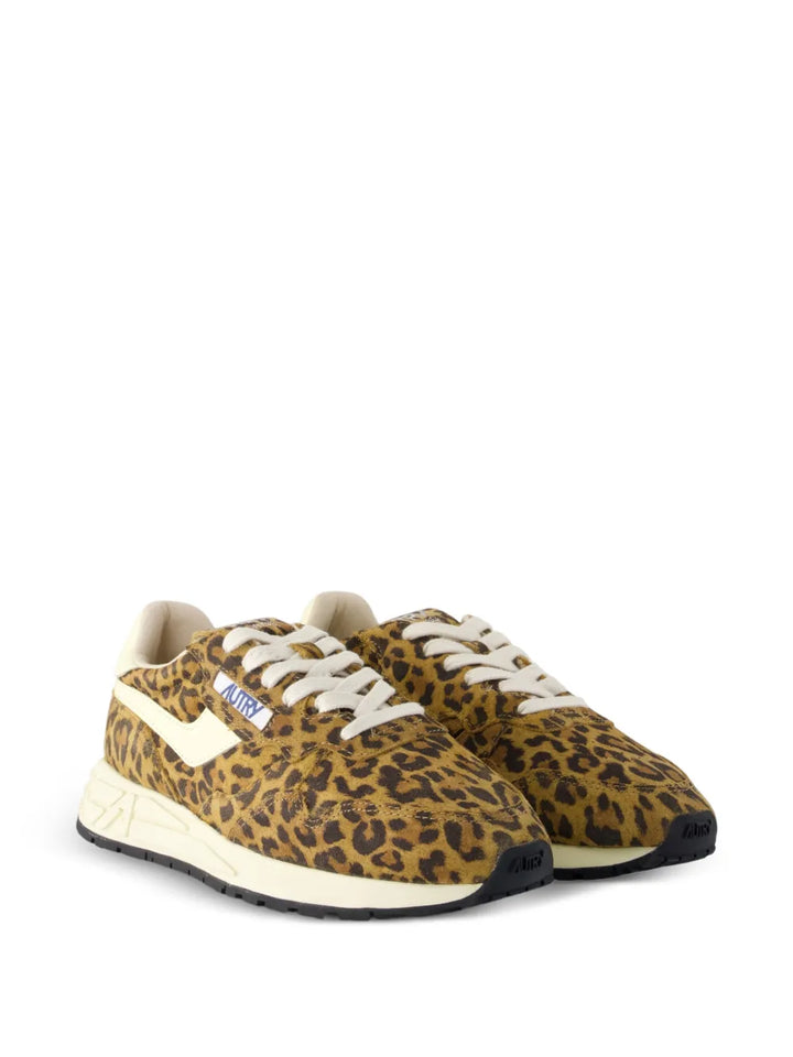 Autry Reelwind Low Leopard — Brown — Size US M 3.5 - US W 5 — Side View