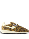 Autry Reelwind Low Leopard — Brown — Size US M 3.5 - US W 5 — Front View