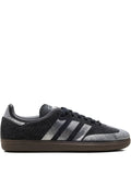 adidas Rhinestone Striped Trainers — Black — Size US M 3.5 - US W 5 — Front View