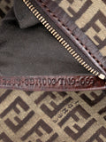 Fendi Pre Owned 2000 2010 Zucchino Canvas Double Flap Shoulder Bag — Same as shown — Size One Size — Lifestyle View