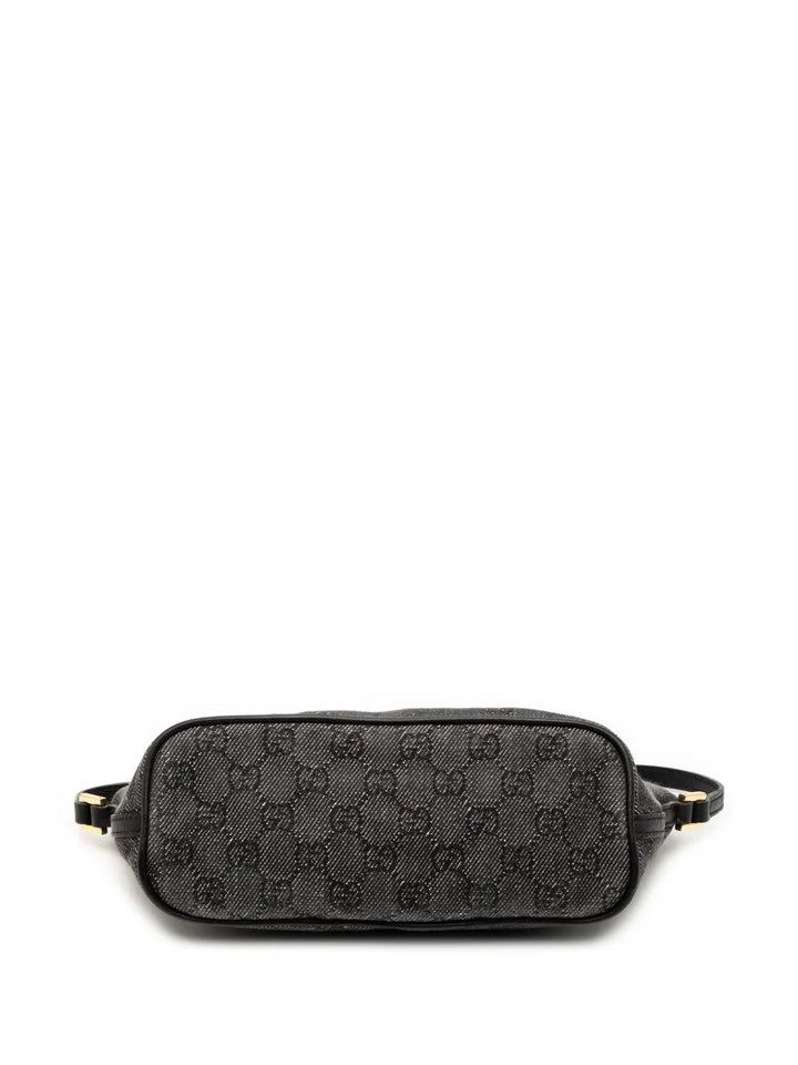 Gucci Pre Owned 2000 2015 Gg Denim Boat Shoulder Bag — Same as shown — Size One Size — Top View
