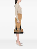 Burberry Pre Owned 2000 2017 Haymarket Check Canvas Shoulder Bag — Same as shown — Size One Size — Side View