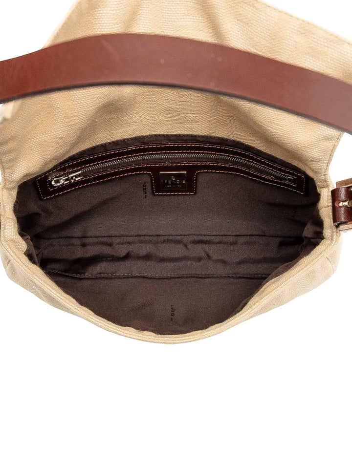 Fendi Pre Owned 2000 2010 Zucca Canvas Baguette Shoulder Bag — Same as shown — Size One Size — Detail View
