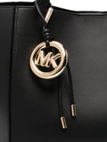 Michael Michael Kors Logo Detail Leather Shoulder Bag — Same as shown — Size One Size — Top View