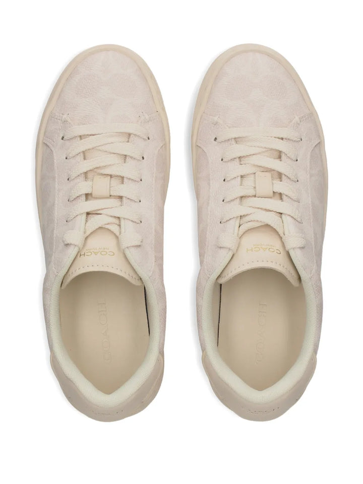 Coach High Line Patterned — Off White — Size US M 3.5 - US W 5 — Back View