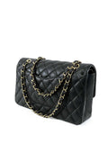Chanel Pre Owned 2021 Medium Classic Lambskin Double Flap Shoulder Bag — Same as shown — Size One Size — Back View