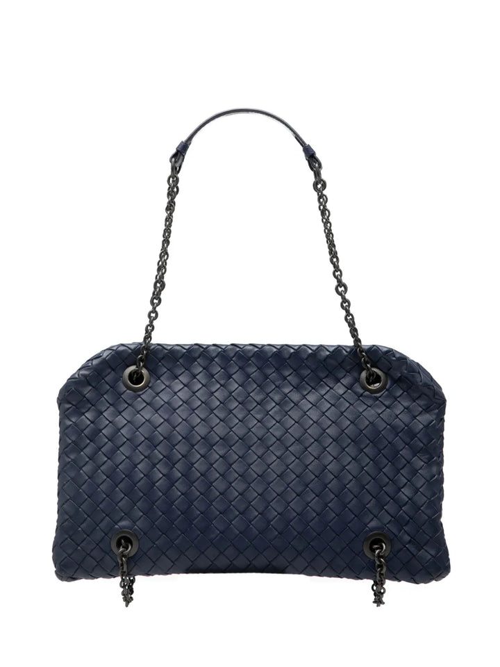 Bottega Veneta Pre Owned 2012 2025 Nappa Intrecciato Duo Shoulder Bag — Same as shown — Size One Size — Front View