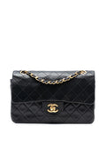 Chanel Pre Owned 1986 1988 Small Classic Lambskin Double Flap Shoulder Bag — Same as shown — Size One Size — Front View