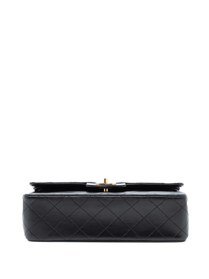 Chanel Pre Owned 1986 1988 Small Classic Lambskin Double Flap Shoulder Bag — Same as shown — Size One Size — Top View