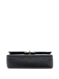 Chanel Pre Owned 1986 1988 Small Classic Lambskin Double Flap Shoulder Bag — Same as shown — Size One Size — Top View