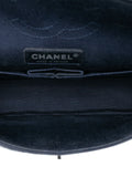 Chanel Pre Owned 2014 Medium Classic Printed Grosgrain Double Flap Shoulder Bag — Same as shown — Size One Size — Detail View