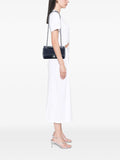 Chanel Pre Owned 2014 Medium Classic Printed Grosgrain Double Flap Shoulder Bag — Same as shown — Size One Size — Side View