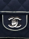 Chanel Pre Owned 2014 Medium Classic Printed Grosgrain Double Flap Shoulder Bag — Same as shown — Size One Size — Lifestyle View