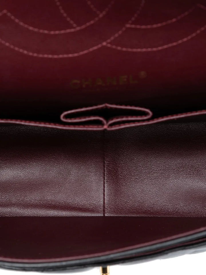 Chanel Pre Owned 2014 Jumbo Classic Lambskin Double Flap Shoulder Bag — Same as shown — Size One Size — Detail View