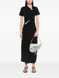Christian Dior Pre Owned 2021 Oblique Embroidered Canvas Saddle Bag Shoulder Bag — Same as shown — Size One Size — Side View