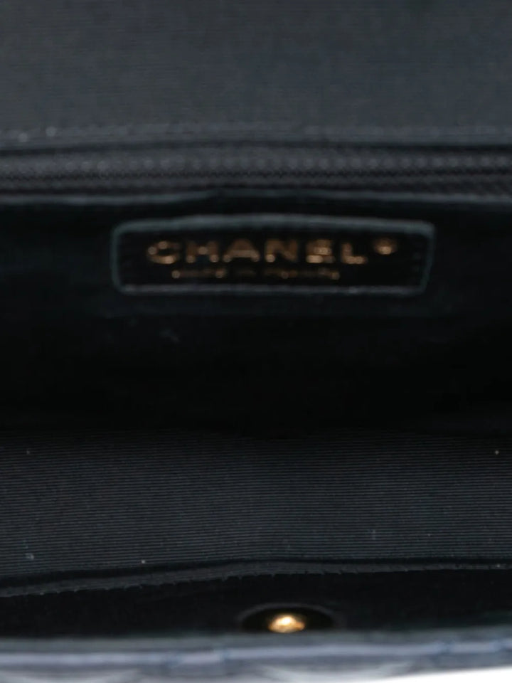 Chanel Pre Owned 2014 2015 Large Bicolor Quilted Lambskin Elegant Cc Flap Shoulder Bag — Same as shown — Size One Size — Detail View