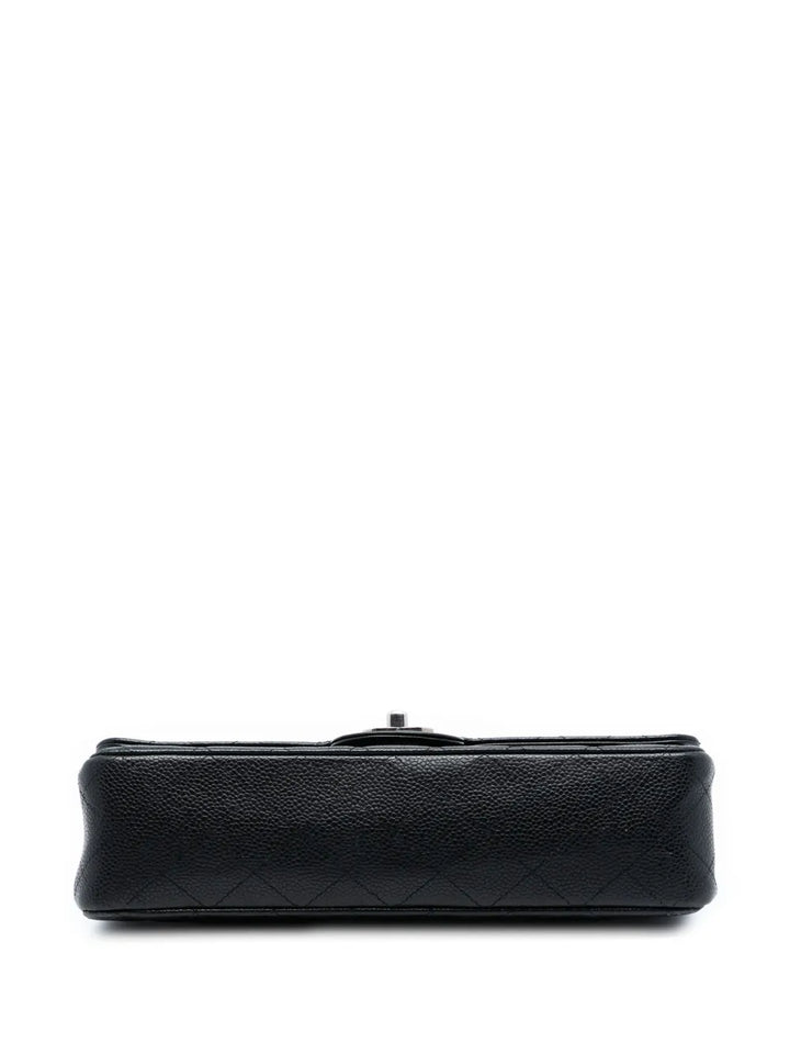 Chanel Pre Owned 2009 2010 Medium Classic Caviar Double Flap Shoulder Bag — Same as shown — Size One Size — Top View