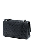 Chanel Pre Owned 2009 2010 Medium Classic Caviar Double Flap Shoulder Bag — Same as shown — Size One Size — Back View