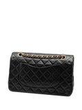 Chanel Pre Owned 1991 1994 Medium Classic Lambskin Double Flap Shoulder Bag — Same as shown — Size One Size — Back View