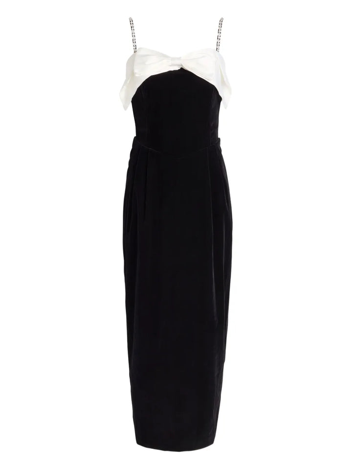 Sister Jane Kelly Bow Chain Dress — Black — Size M — Front View