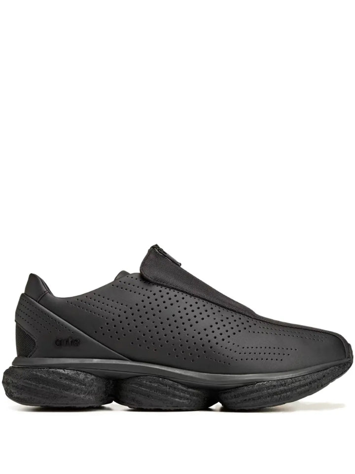 adidas X Arte Antwerp Lightblaze Pod Perforated-Design Sneakers — Black — Size US M 7 - US W 8.5 — Front View