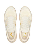 On Running The Roger Clubhouse Ace — Ivory — Size US M 3.5 - US W 5 — Side View