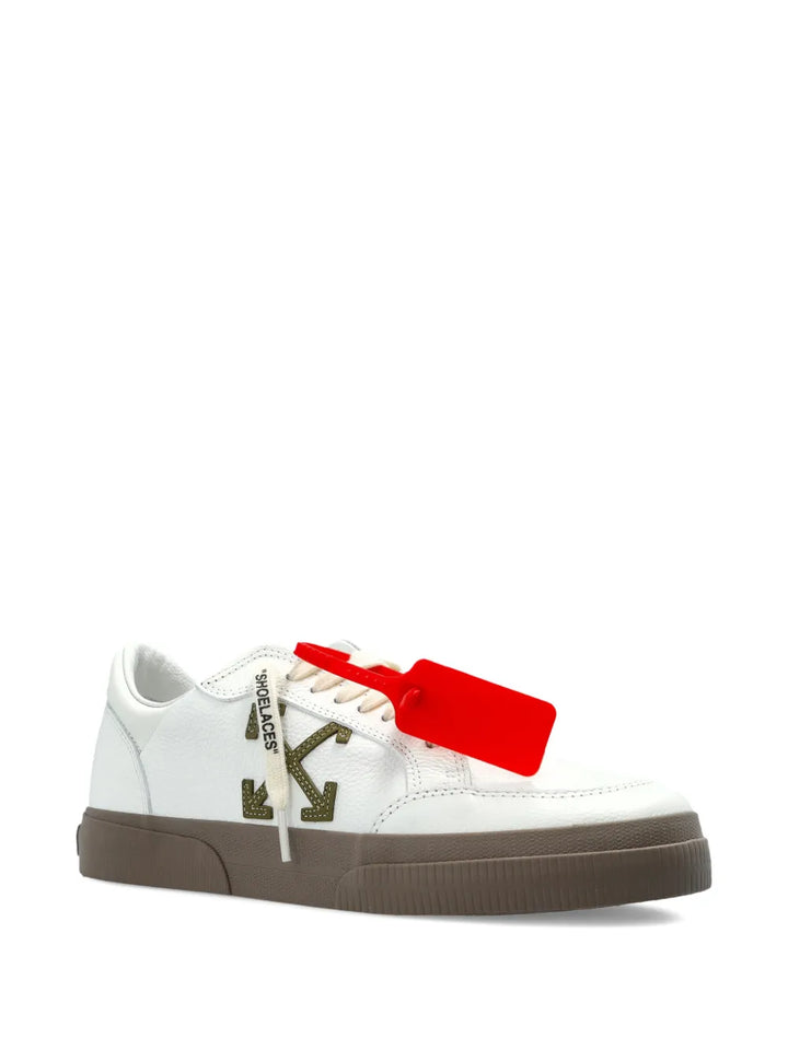 Off-White Arrow-Appliqu eather — White — Size US M 3.5 - US W 5 — Side View