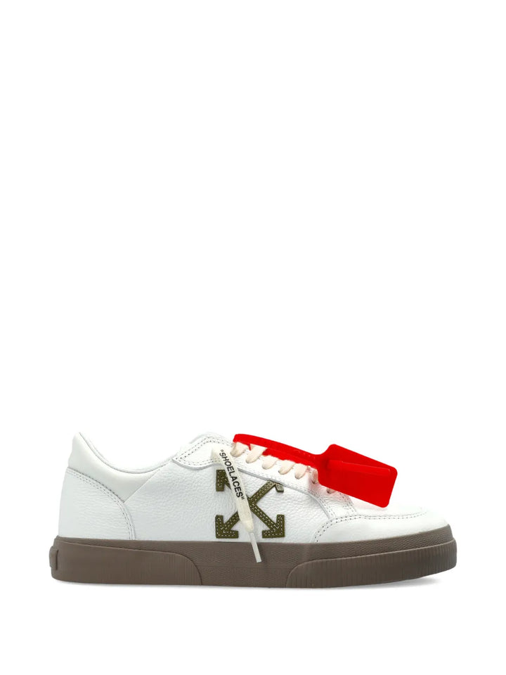 Off-White Arrow-Appliqu eather — White — Size US M 3.5 - US W 5 — Front View