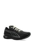 PUMA Panelled Lace-Up Trainers — Black — Size US M 3.5 - US W 5 — Side View