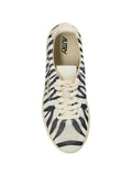 Autry Zebra-Print — Black — Size US M 3.5 - US W 5 — Back View