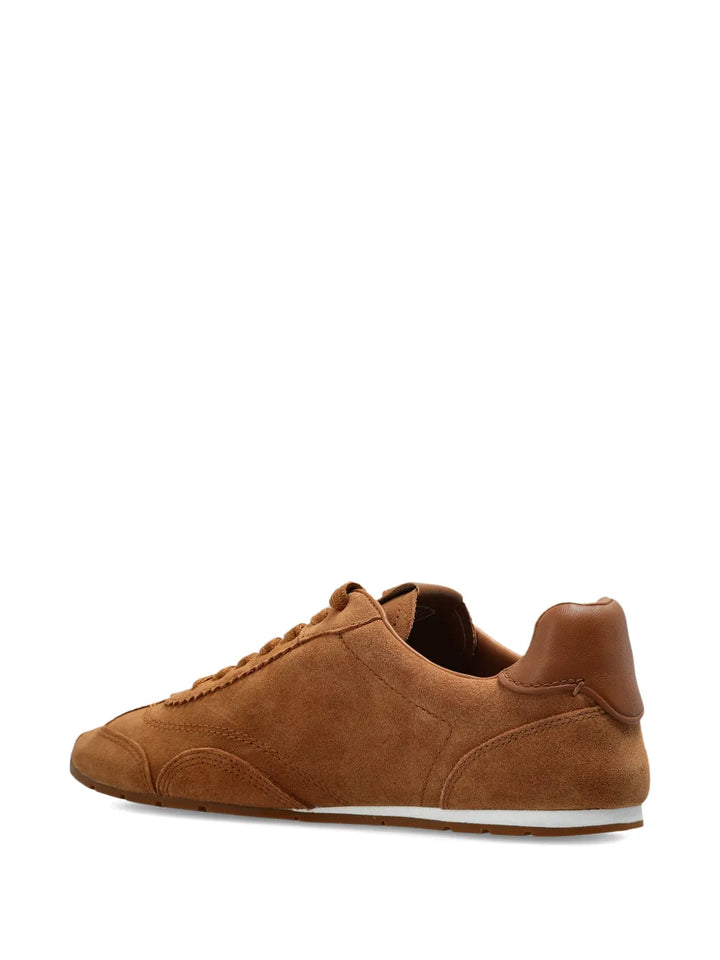 Coach Lace-Up Suede — Brown — Size US M 3.5 - US W 5 — Top View