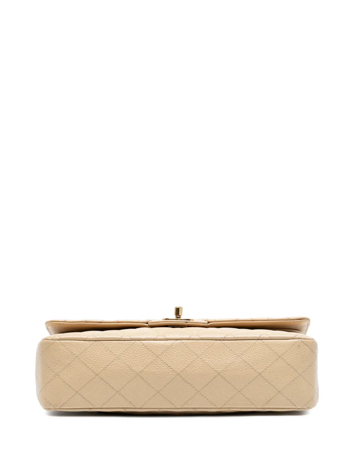 Chanel Pre Owned 2009 2010 Medium Classic Caviar Double Flap Shoulder Bag — Same as shown — Size One Size — Top View