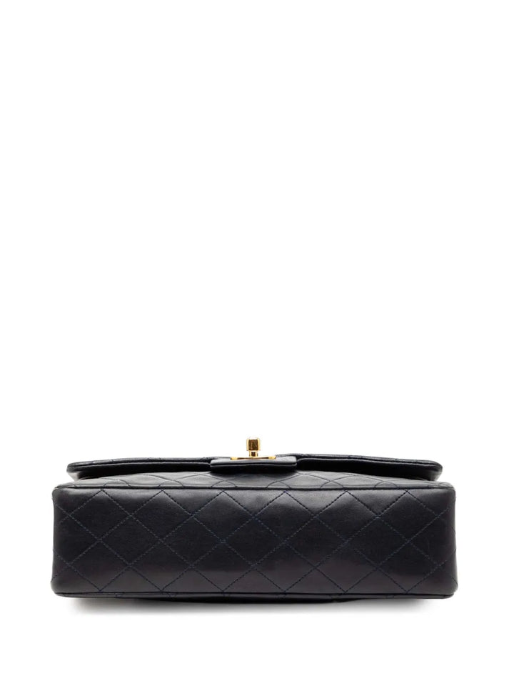 Chanel Pre Owned 1989 1991 Medium Classic Lambskin Double Flap Shoulder Bag — Same as shown — Size One Size — Top View