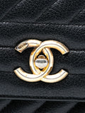 Chanel Pre Owned 2016 2017 Medium Diagonal Quilted Goatskin Flap Shoulder Bag — Same as shown — Size One Size — Lifestyle View